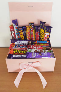 Mega Cadbury Chocolate Selection in Pale Pink Gift Box