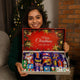 Merry Christmas Chocolate Gift Box - Milk Chocolate Selection Box for Holiday Gifting