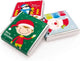 Christmas Neapolitans Milk Chocolate Squares 50 nos - Perfect for Stockings, Party Favors & Holiday Treat
