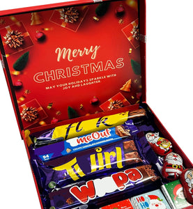 Merry Christmas Mini Chocolate Treat Box