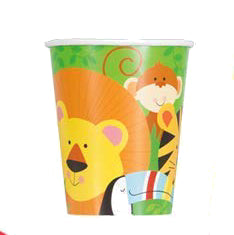 Jungle Animal Party Tableware for Kids Birthday Party Decorations