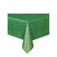 Green Grass Plastic Table Cover - 1.8m x 1.2m