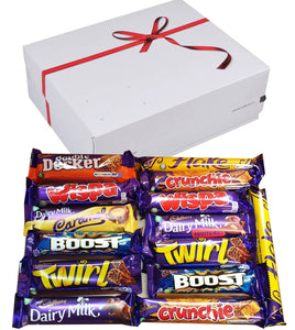 Make your beloved once happy by presenting this cadbury chocolate gift box tied with red ribbon. A perfect gift for B'Day!