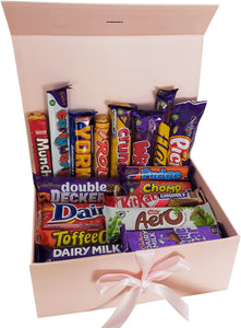 Mega Cadbury Chocolate Selection in Pale Pink Gift Box