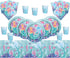 Magical Mermaid Party Tableware for Kids Birthday Party Decorations- Mermaid Tableware Girls Birthday Party