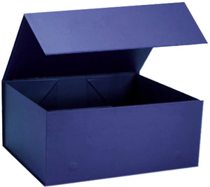 Magnetic Gift Box - Medium Size Rigid Box with Glossy Effect Perfect for Birthdays Wedding Valentines Day - Office Parties (28cm x 22cm x 11cm)