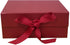 Premium Magnetic Gift Box with Ribbon- Available in Red, Black, White & Pale Pink Colors- A5 Deep Size