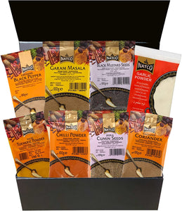 Indian Curry Set- 8 Cooking Spices Refill Bags