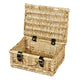 Traditional Wicker Hamper Basket Hand Woven Gift Box with Lid and Lock - 12 Inch